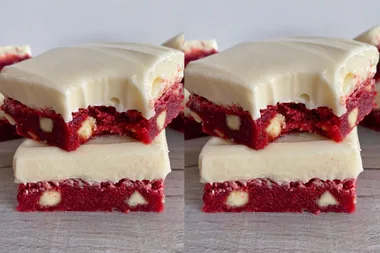The Red Velvet Brownie with Cream Cheese Icing recipe you have to try!