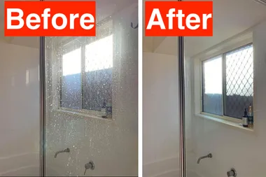The $2.50 Woolworths MIRACLE product that will transform your shower screen in MINUTES