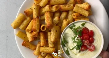 Air fryer pasta chips: the latest food trend everyone is nuts for