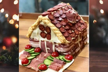 People are now building Cheese & Salami ‘Gingerbread’ Houses – and you can too!