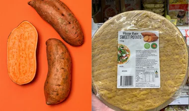 Coles are selling sweet potato pizza bases that are GOOD for you!