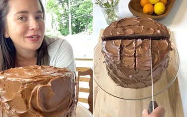 This is the right way to cut a cake, according to this viral TikTok hack