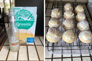 2-Ingredient Vodka Cruiser Snow Cakes – the new baking obsession you need to know about!