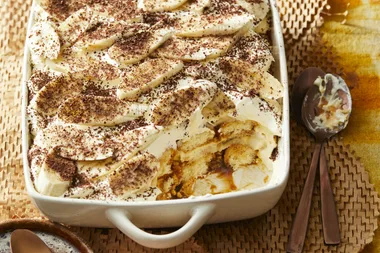 This creamy banoffee trifle is heaven on a plate