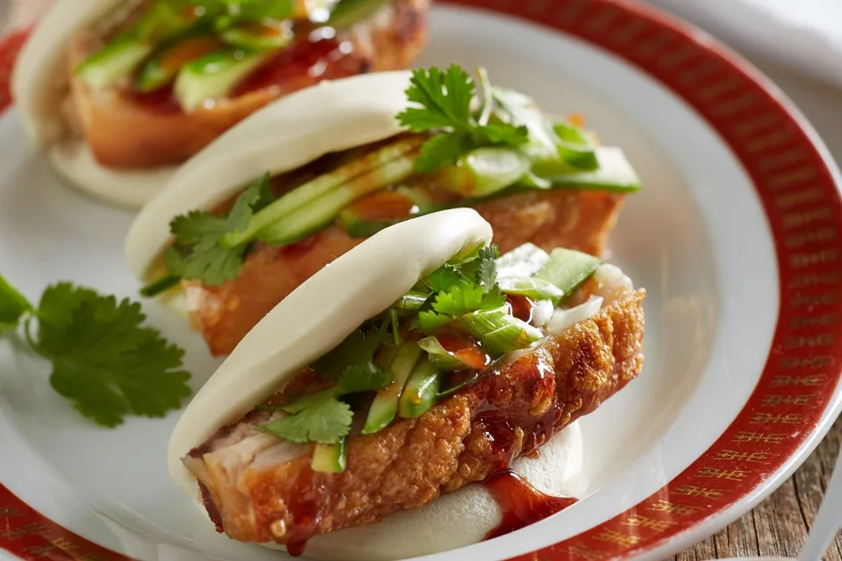 Crispy Pork Belly Steamed Bao Buns Recipe | New Idea