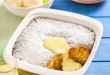 Baked Golden Syrup Pudding