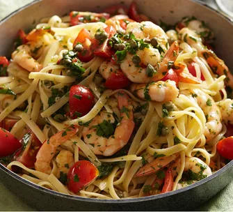 Prawn, Lime and Chilli Pasta