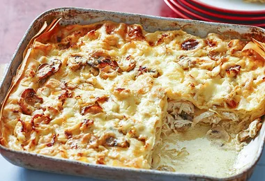 Chicken, Leek and Mushroom Lasagne