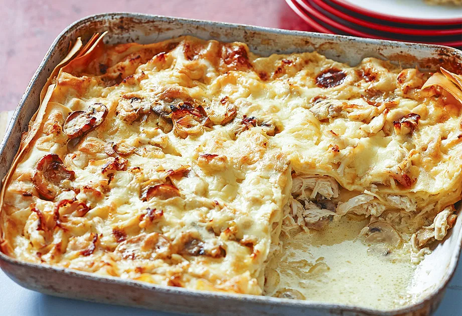 Chicken, leek and mushroom lasagne Recipe | New Idea