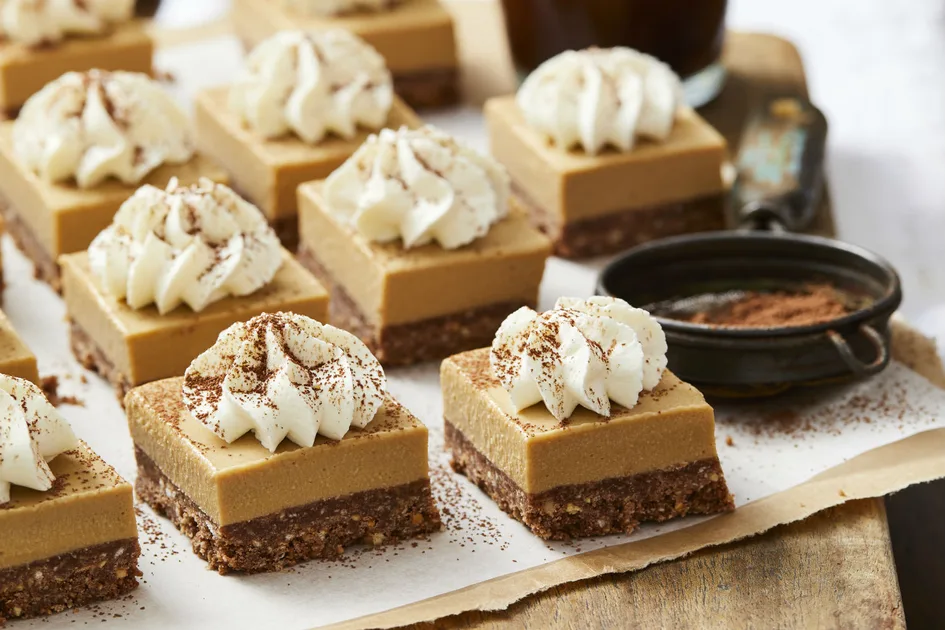 Refrigerator Iced Coffee Slice Recipe | New Idea