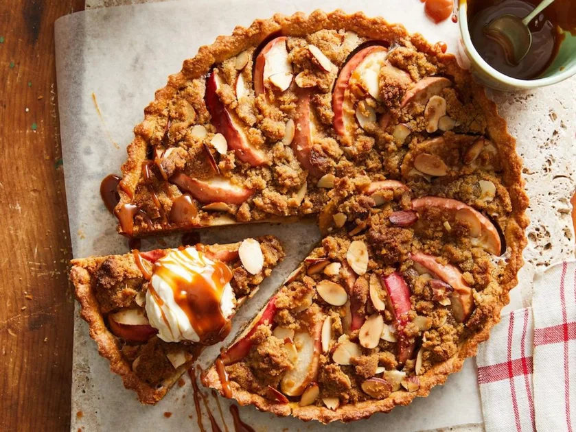 Frangipane Apple Crumble Tart Recipe | New Idea