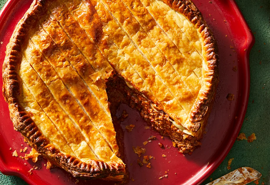 Beef, bacon and cheese pie Recipe | New Idea