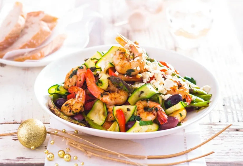 Mediterranean prawn salad Recipe | New Idea