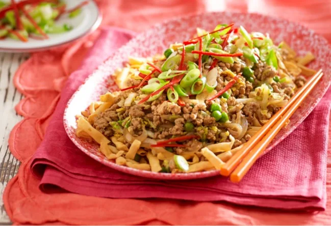 Pork Mince Chow Mein
