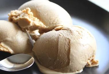 The most addictive salted caramel ice-cream you can make in your Thermomix