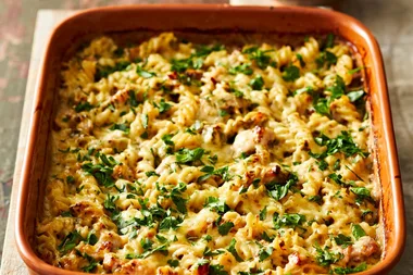 Chicken and Bacon Pasta Bake