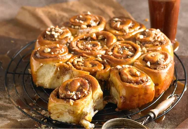 These wonderfully sticky Cinnamon Scrolls will be a delight to eat