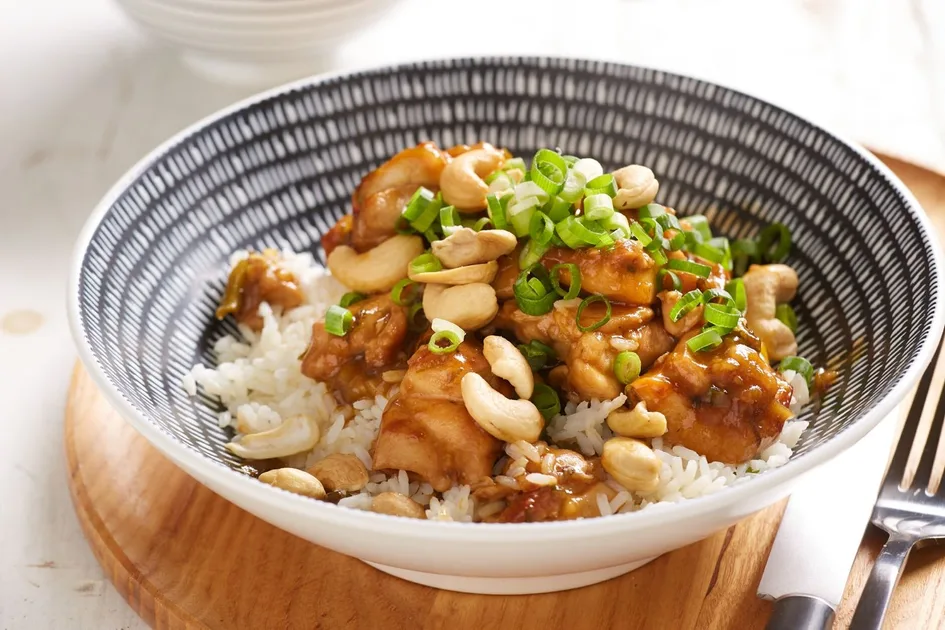 4-Ingredient Teriyaki Chicken & Cashews Recipe | New Idea