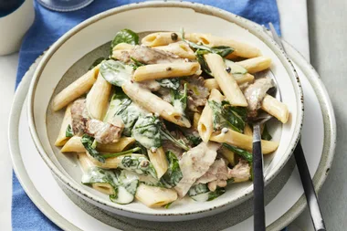 Creamy Pepper Steak Penne