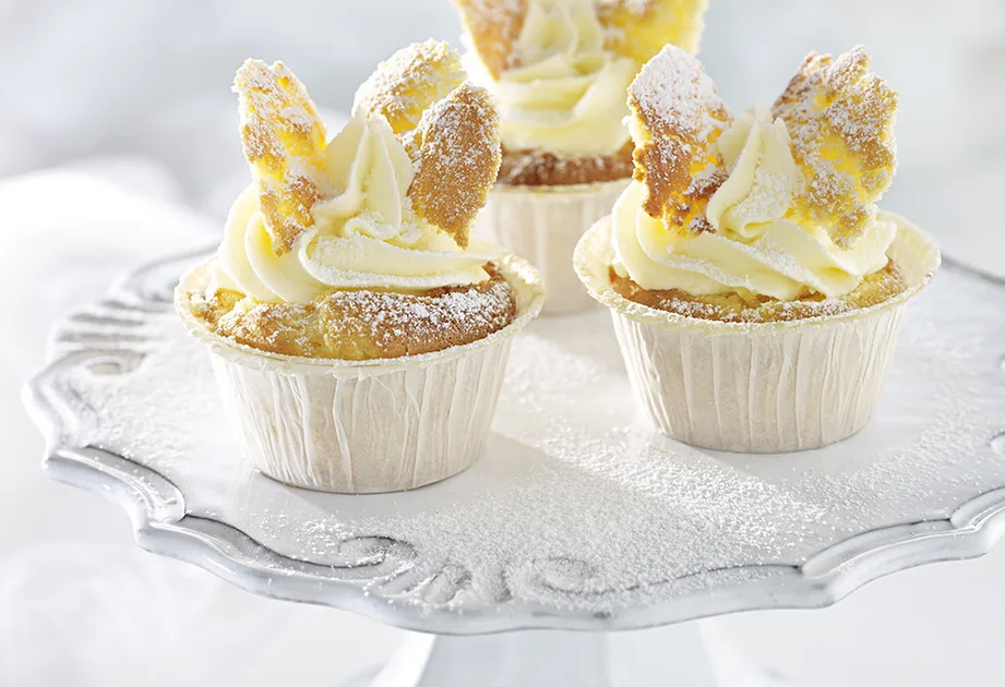 make our deliciously elegant Angel Wing Cupcakes in 40 minutes | New Idea