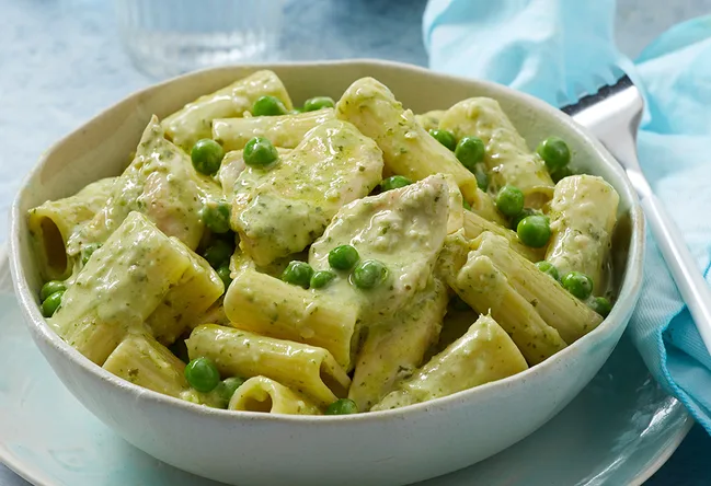 Creamy Chicken Pesto Pasta