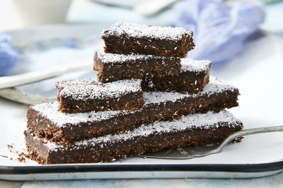 No Bake Choc Coconut Slice Recipe | New Idea
