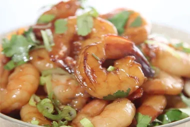 20-Minute Honey Garlic Prawns