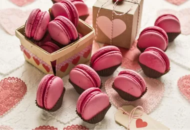 Very berry beauties: Raspberry Ganache