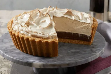 Mocha Meringue Pie