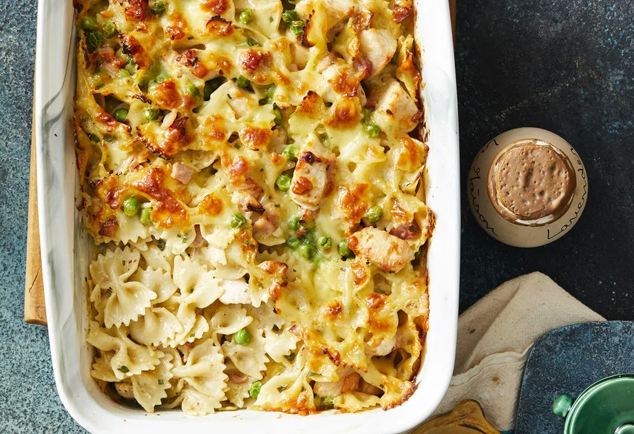 Creamy Alfredo Chicken Pasta Bake Recipe | New Idea