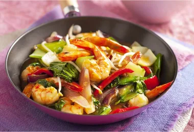 Prawn chow mein