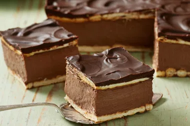 Double Choc Vanilla Slice