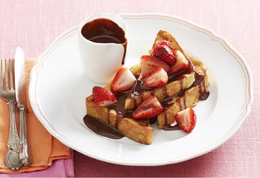 French Toast with Nutella sauce has never been more decadent than this