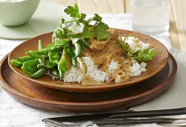 This creamy chicken satay recipe is an Asian favourite