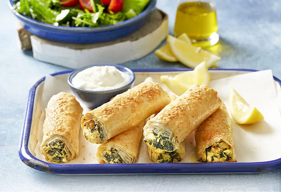 Greek spanakopita rolls Recipe | New Idea