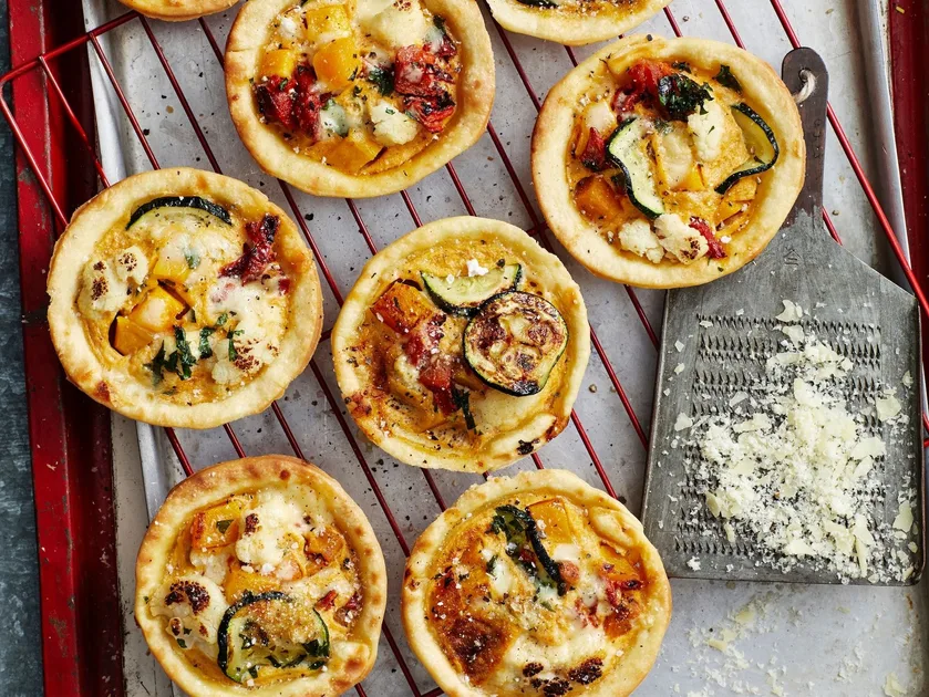 Loaded Veggie Tarts Recipe | New Idea