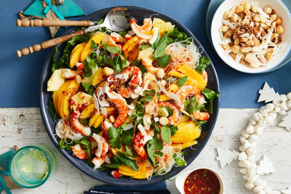 Vietnamese Prawn, Mango and Coconut Christmas Salad Recipe | New Idea