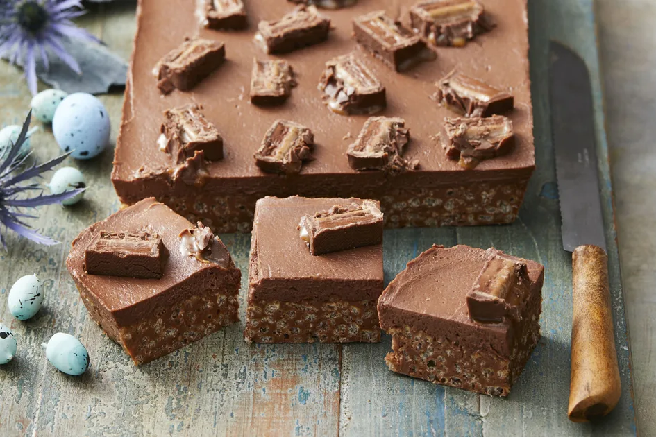 Nutella Mars Bar Refrigerator Slice Recipe | New Idea