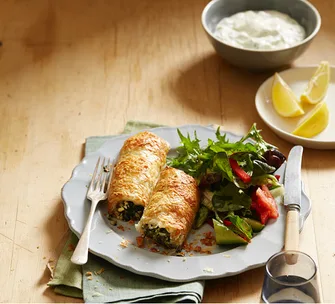Spinach and Feta Rolls