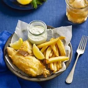 Fish and chips with a secret ingredient