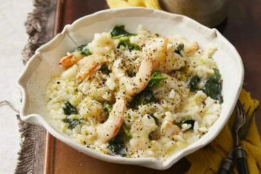 Super Easy Prawn, Leek and Lemon Risotto