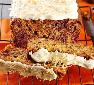 Carrot & walnut cake