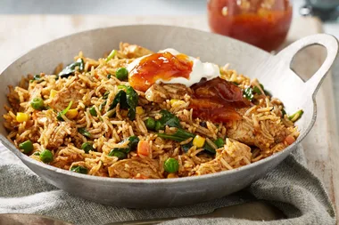 15-Minute Butter Chicken Rice