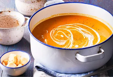 Moroccan pumpkin soup