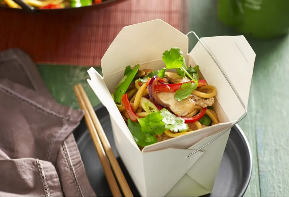 Chicken and hokkien noodle boxes Recipe | New Idea