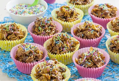 No-bake Chocolate Cornflake Crackles