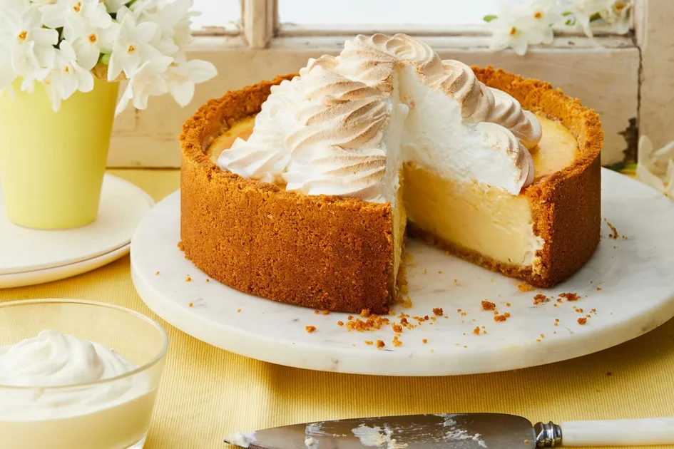 Best Ever Lemon Meringue Cheesecake Recipe | New Idea