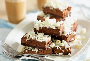 Chocolate mousse slice