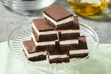 Chocolate Peppermint Slice