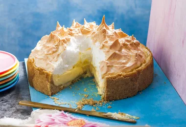 Arrowroot lemon meringue pie